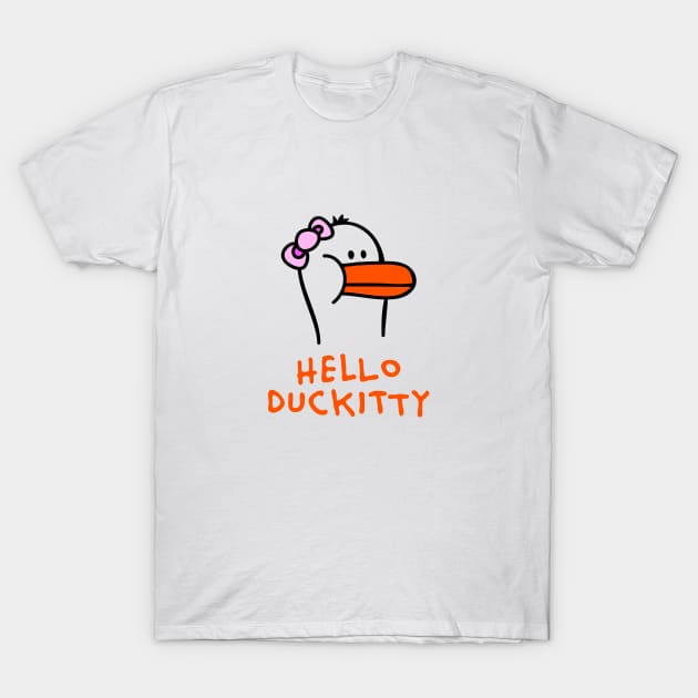 Duck Kitty T-Shirt by schlag.art